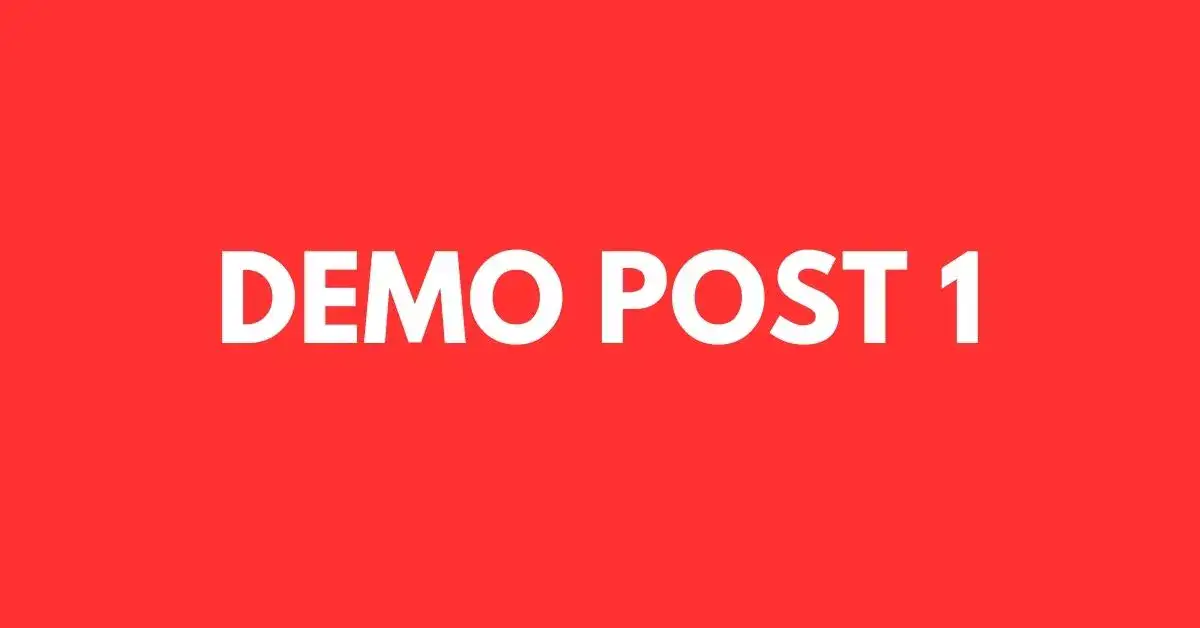 demo-post-1